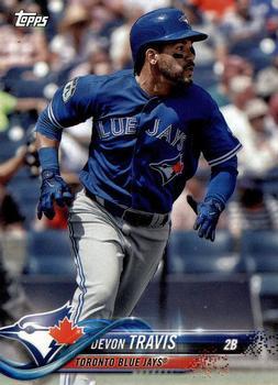 #TJ-10 Devon Travis - Toronto Blue Jays - 2018 Topps Toronto Blue Jays Baseball