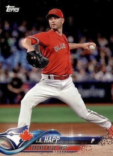 #TJ-15 J.A. Happ - Toronto Blue Jays - 2018 Topps Toronto Blue Jays Baseball