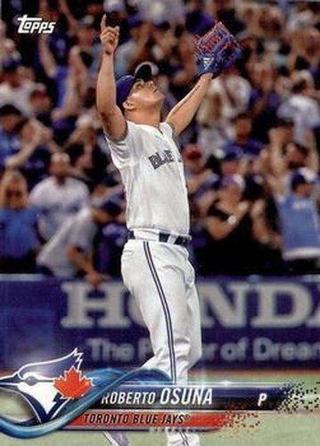 #TJ-8 Roberto Osuna - Toronto Blue Jays - 2018 Topps Toronto Blue Jays Baseball