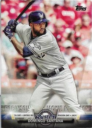 #TS-14 Domingo Santana - Milwaukee Brewers - 2018 Topps - Topps Salute Baseball
