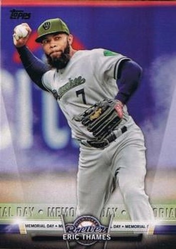 #TS-49 Eric Thames - Milwaukee Brewers - 2018 Topps - Topps Salute Baseball