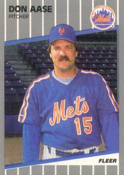 #U-100 Don Aase - New York Mets - 1989 Fleer Update Baseball