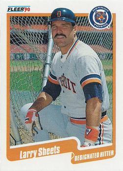 #U-100 Larry Sheets - Detroit Tigers - 1990 Fleer Update Baseball