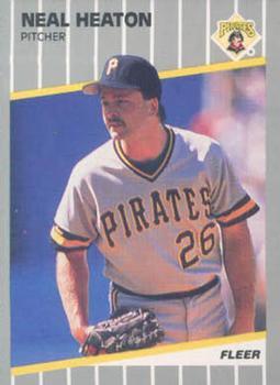 #U-113 Neal Heaton - Pittsburgh Pirates - 1989 Fleer Update Baseball