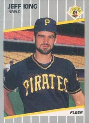 #U-114 Jeff King - Pittsburgh Pirates - 1989 Fleer Update Baseball