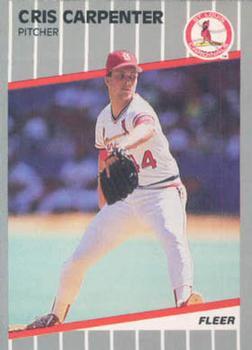 #U-117 Cris Carpenter - St. Louis Cardinals - 1989 Fleer Update Baseball