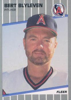 #U-12 Bert Blyleven - California Angels - 1989 Fleer Update Baseball