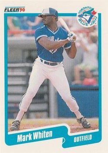 #U-130 Mark Whiten - Toronto Blue Jays - 1990 Fleer Update Baseball