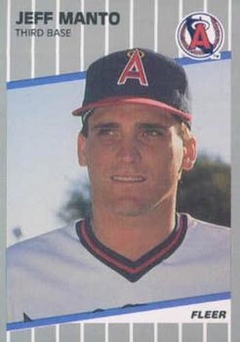 #U-13 Jeff Manto - California Angels - 1989 Fleer Update Baseball