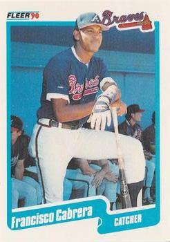 #U-2 Francisco Cabrera - Atlanta Braves - 1990 Fleer Update Baseball