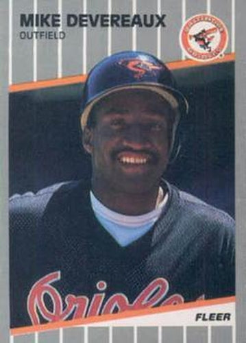 #U-2 Mike Devereaux - Baltimore Orioles - 1989 Fleer Update Baseball