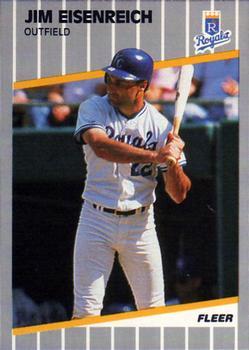 #U-38 Jim Eisenreich - Kansas City Royals - 1989 Fleer Update Baseball
