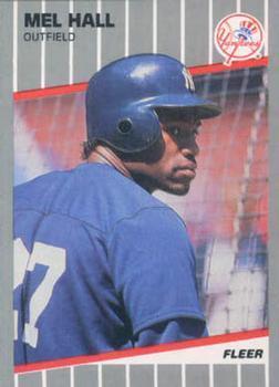 #U-49 Mel Hall - New York Yankees - 1989 Fleer Update Baseball