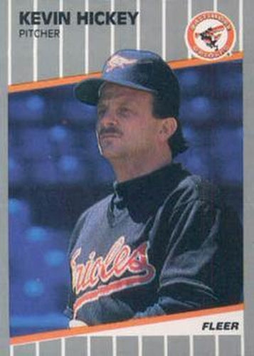 #U-4 Kevin Hickey - Baltimore Orioles - 1989 Fleer Update Baseball