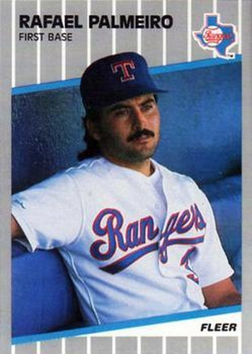 #U-66 Rafael Palmeiro - Texas Rangers - 1989 Fleer Update Baseball