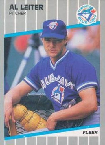 #U-70 Al Leiter - Toronto Blue Jays - 1989 Fleer Update Baseball
