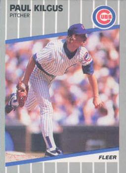 #U-76 Paul Kilgus - Chicago Cubs - 1989 Fleer Update Baseball