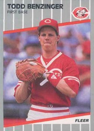 #U-83 Todd Benzinger - Cincinnati Reds - 1989 Fleer Update Baseball