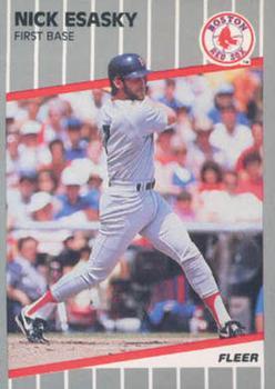 #U-9 Nick Esasky - Boston Red Sox - 1989 Fleer Update Baseball