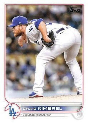 #US102 Craig Kimbrel - Los Angeles Dodgers - 2022 Topps Update Baseball
