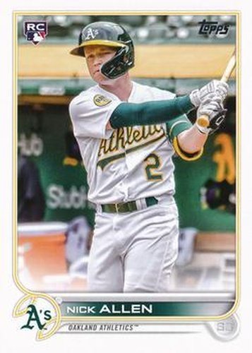 #US117b Nick Allen - Oakland Athletics - 2022 Topps Update Baseball