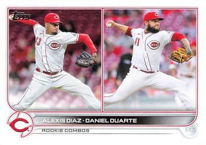 #US135 Alexis Diaz / Daniel Duarte - Cincinnati Reds - 2022 Topps Update Baseball
