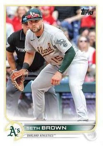 #US166 Seth Brown - Oakland Athletics - 2022 Topps Update Baseball