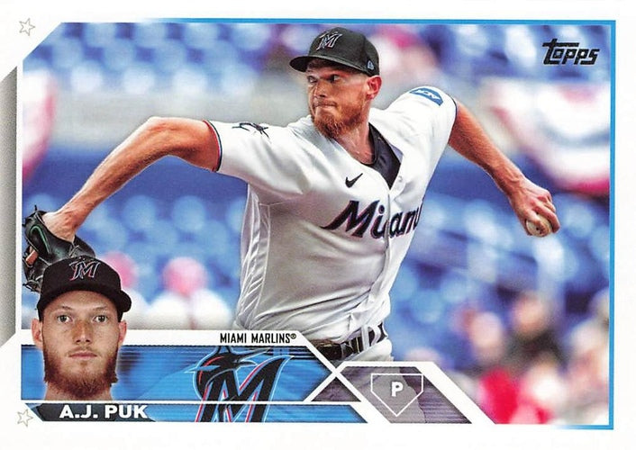 #US19 A.J. Puk - Miami Marlins - 2023 Topps Update Baseball