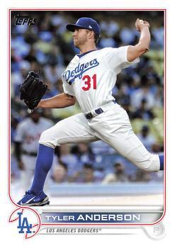 #US190 Tyler Anderson - Los Angeles Dodgers - 2022 Topps Update Baseball
