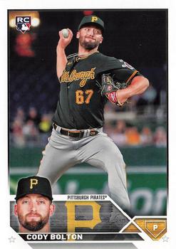 #US223 Cody Bolton - Pittsburgh Pirates - 2023 Topps Update Baseball