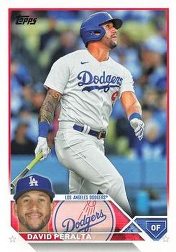 #US231 David Peralta - Los Angeles Dodgers - 2023 Topps Update Baseball
