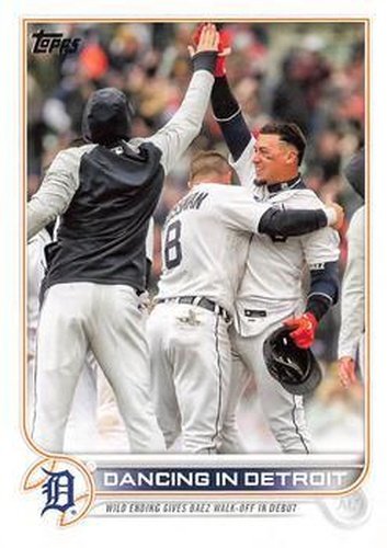 #US238 Dancing in Detroit Javier Baez / Robbie Grossman - Detroit Tigers - 2022 Topps Update Baseball
