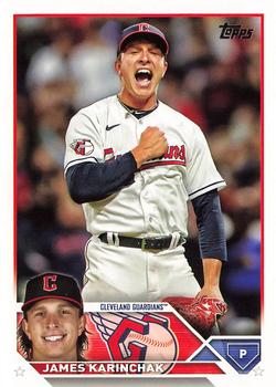 #US239 James Karinchak - Cleveland Guardians - 2023 Topps Update Baseball