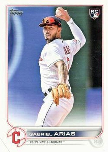 #US248b Gabriel Arias - Cleveland Guardians - 2022 Topps Update Baseball