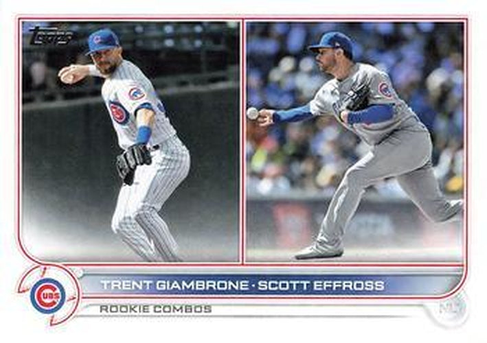 #US283 Trent Giambrone / Scott Effross - Chicago Cubs - 2022 Topps Update Baseball