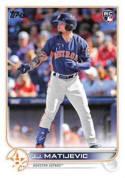 #US297 J.J. Matijevic - Houston Astros - 2022 Topps Update Baseball