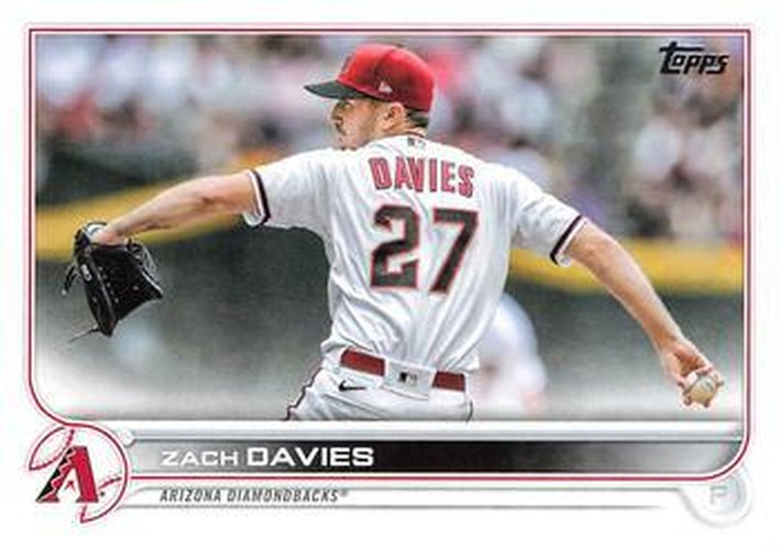 #US307 Zach Davies - Arizona Diamondbacks - 2022 Topps Update Baseball