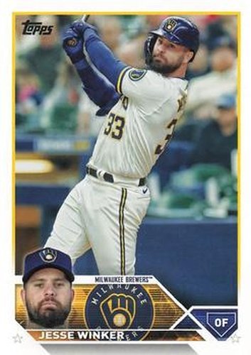 #US319 Jesse Winker - Milwaukee Brewers - 2023 Topps Update Baseball