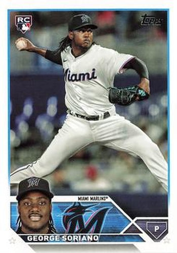 #US320 George Soriano - Miami Marlins - 2023 Topps Update Baseball