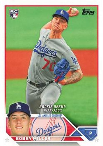 #US40 Bobby Miller - Los Angeles Dodgers - 2023 Topps Update Baseball