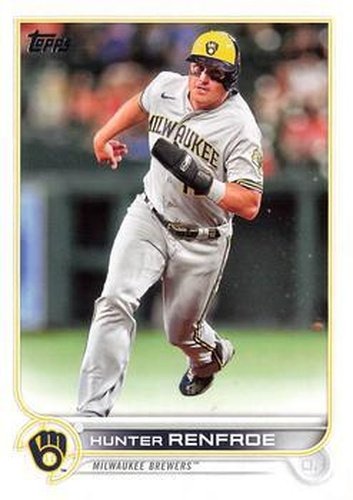 #US58 Hunter Renfroe - Milwaukee Brewers - 2022 Topps Update Baseball