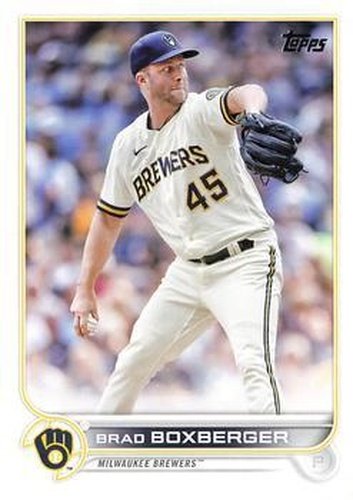 #US61 Brad Boxberger - Milwaukee Brewers - 2022 Topps Update Baseball