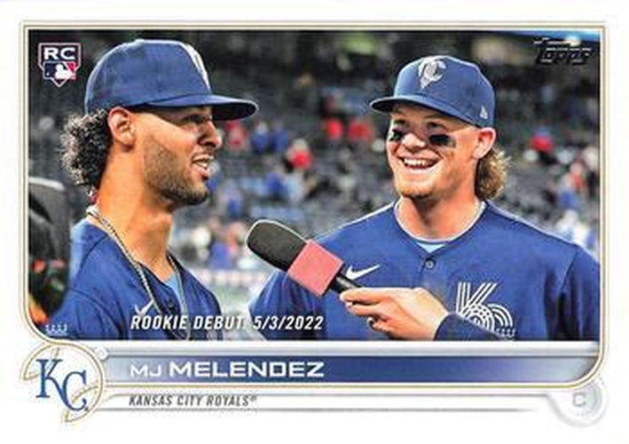 #US73 MJ Melendez - Kansas City Royals - 2022 Topps Update Baseball