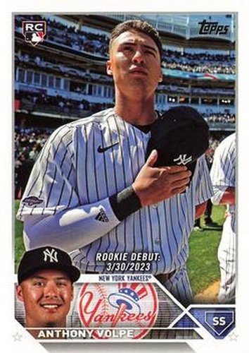 #US77 Anthony Volpe - New York Yankees - 2023 Topps Update Baseball