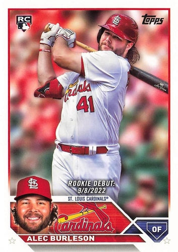 #US99 Alec Burleson - St. Louis Cardinals - 2023 Topps Update Baseball