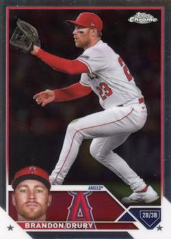 #USC121 Brandon Drury - Los Angeles Angels - 2023 Topps Chrome Update Baseball
