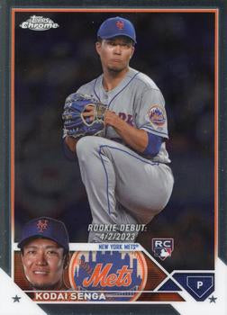 #USC124 Kodai Senga - New York Mets - 2023 Topps Chrome Update Baseball