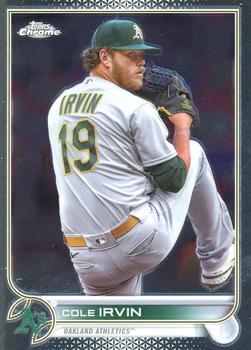 #USC129 Cole Irvin - Oakland Athletics - 2022 Topps Chrome Update Baseball