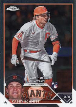 #USC134 Casey Schmitt - San Francisco Giants - 2023 Topps Chrome Update Baseball