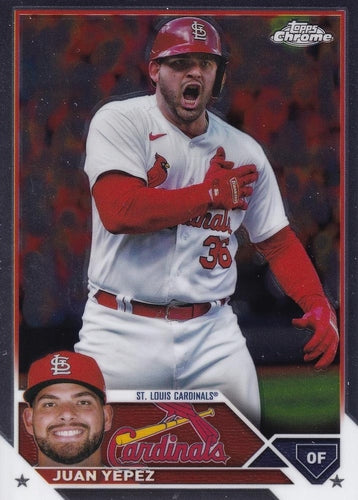 #USC138 Juan Yepez - St. Louis Cardinals - 2023 Topps Chrome Update Baseball